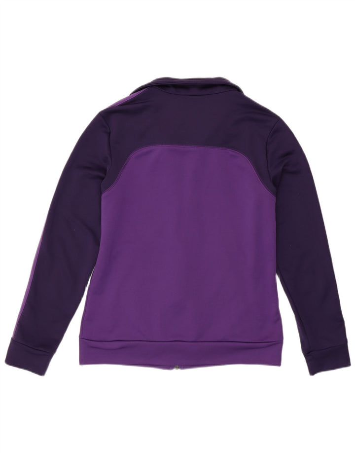 Adidas Veste de survêtement pour femme UK 8/10 Petit Violet Polyester