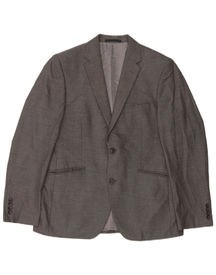 Marks & Spencer Veste blazer sur mesure à 2 boutons pour homme UK 40 Gris moyen