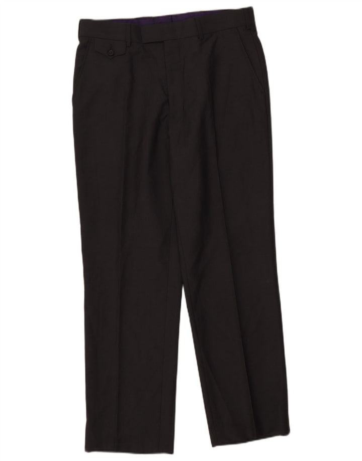Ted Baker Pantalon de Costume Droit Homme W33 L29 Gris