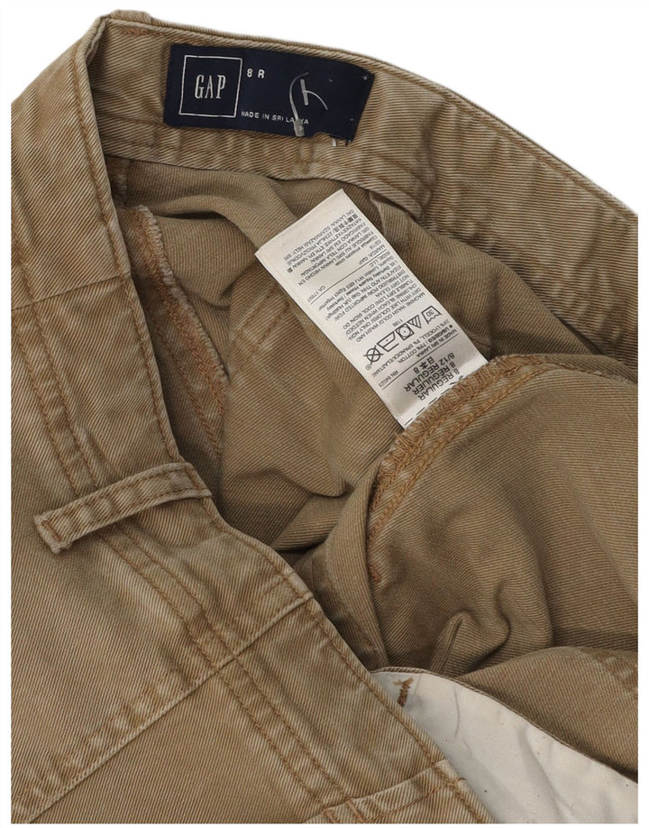 Gap Pantalon Capri Femme US 8 Medium W30 L17 Coton Kaki