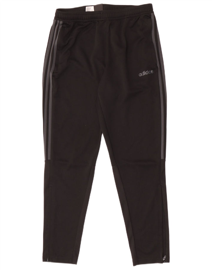 Adidas Pantalon de survêtement Climalite pour homme Large Noir Colorblock Polyester