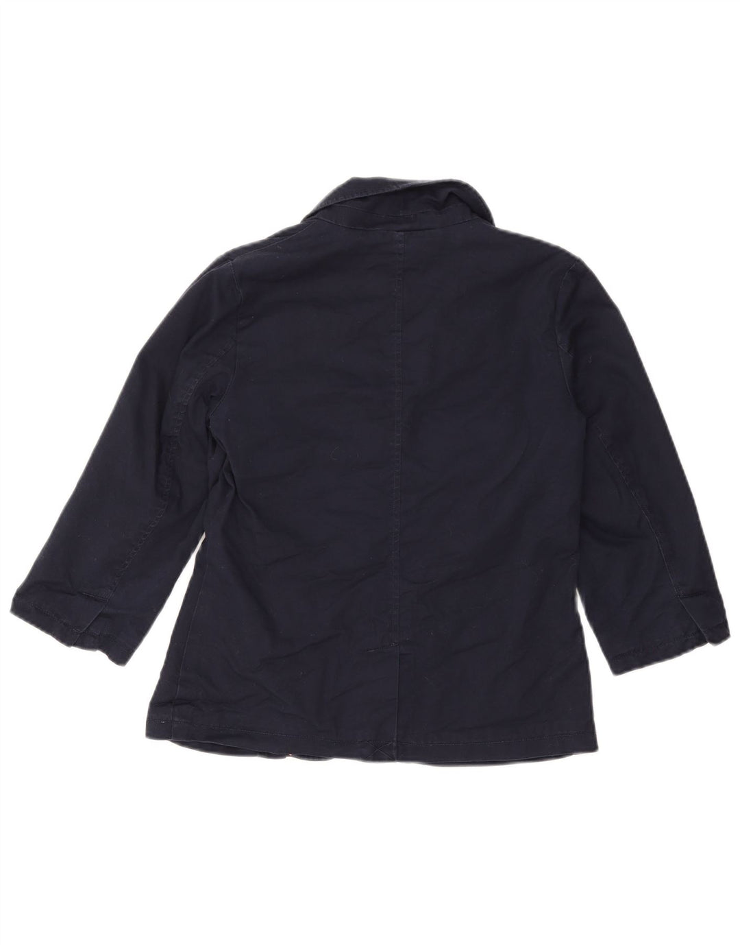 FAT FACE Veste blazer à manches 3/4 et 2 boutons pour femme UK 10 Small Bleu marine