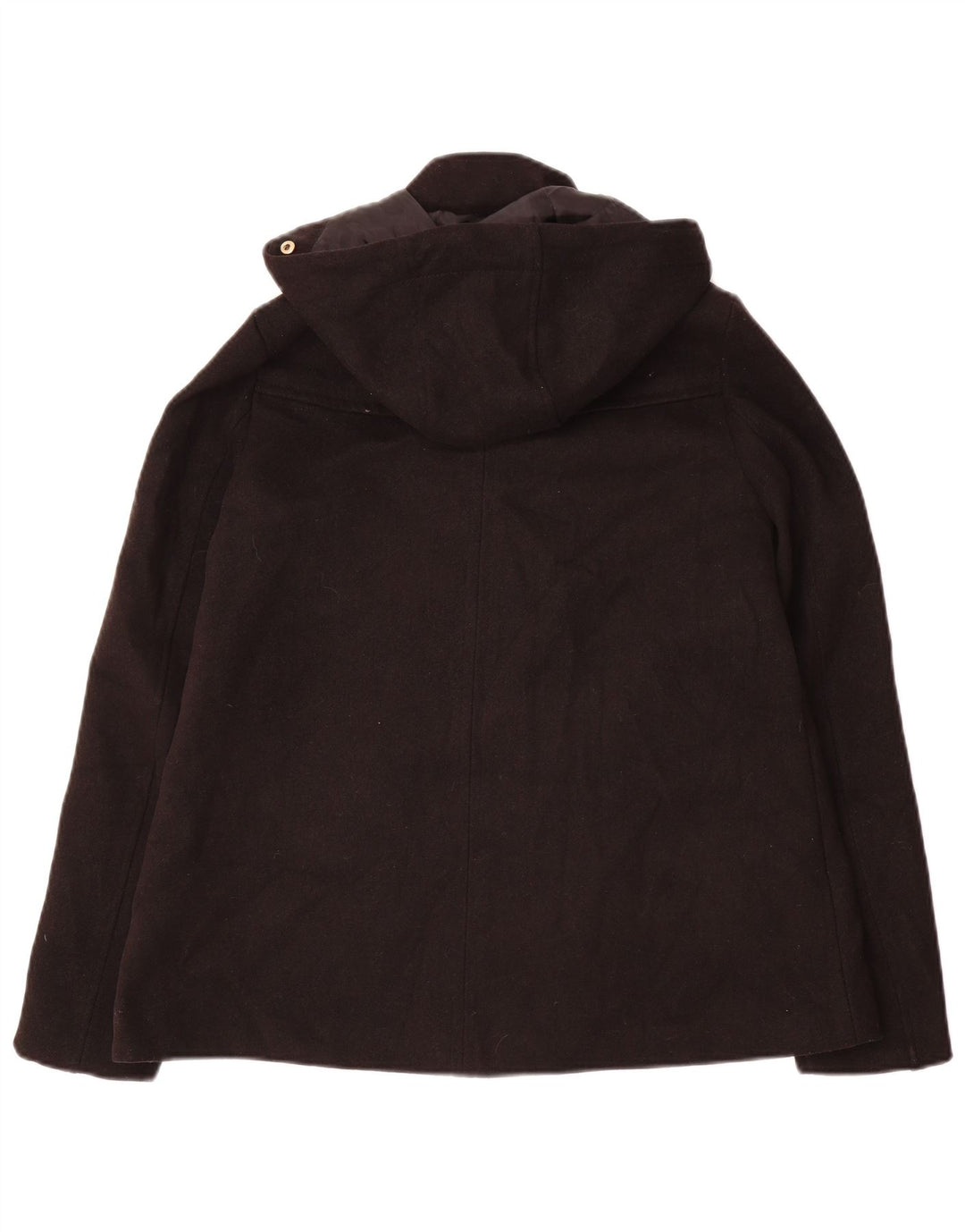 Zara Veste bomber à capuche pour femme UK 6 XS Noir Polyester