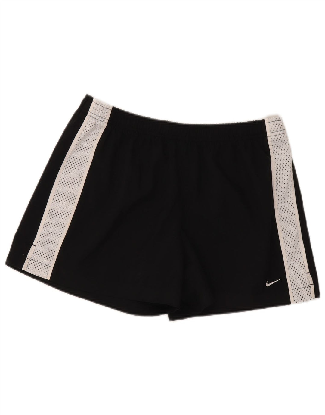 Nike Short de sport pour femme US 8/10 Polyester color block noir moyen