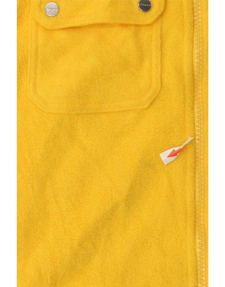 Chaps Gilet Polaire Femme UK 16 Large Jaune Polyester