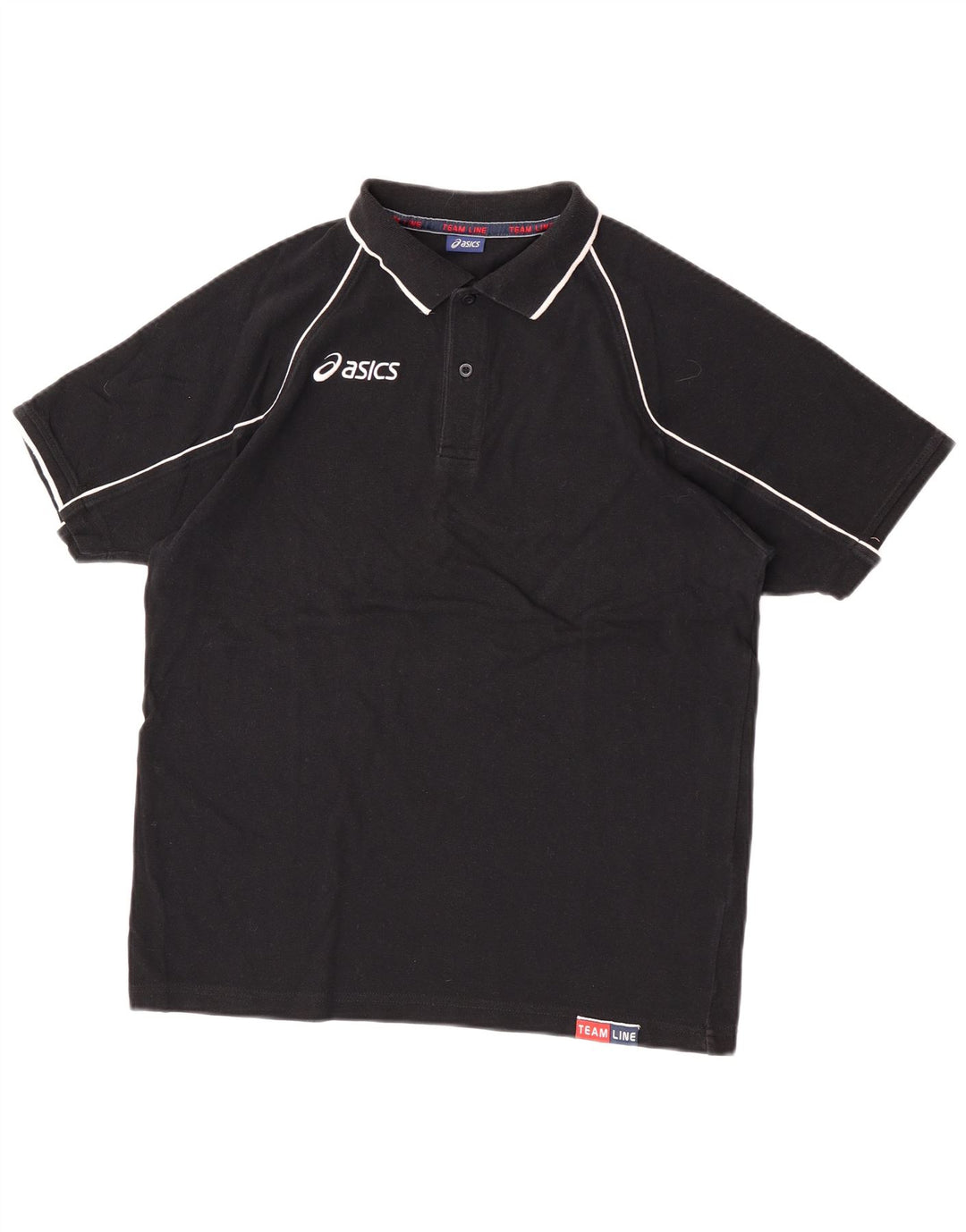 ASICS Polo graphique homme grand coton noir