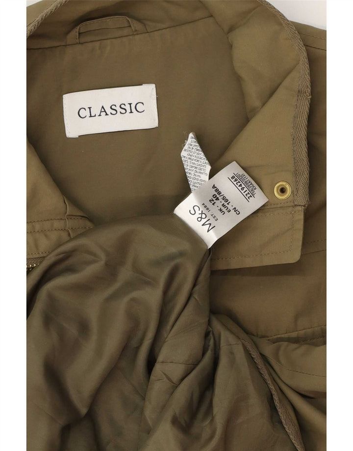 Marks & Spencer Veste utilitaire pour femme UK 12 Medium Kaki Polyamide