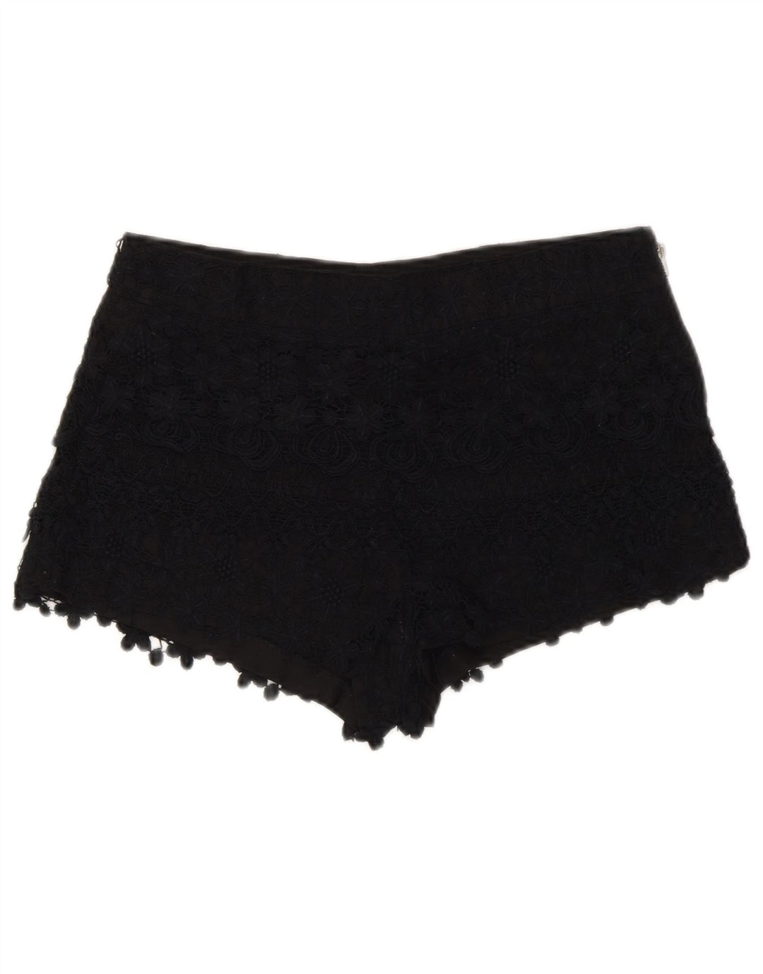 Zara Femme Hot Pants XS W24 Noir Floral