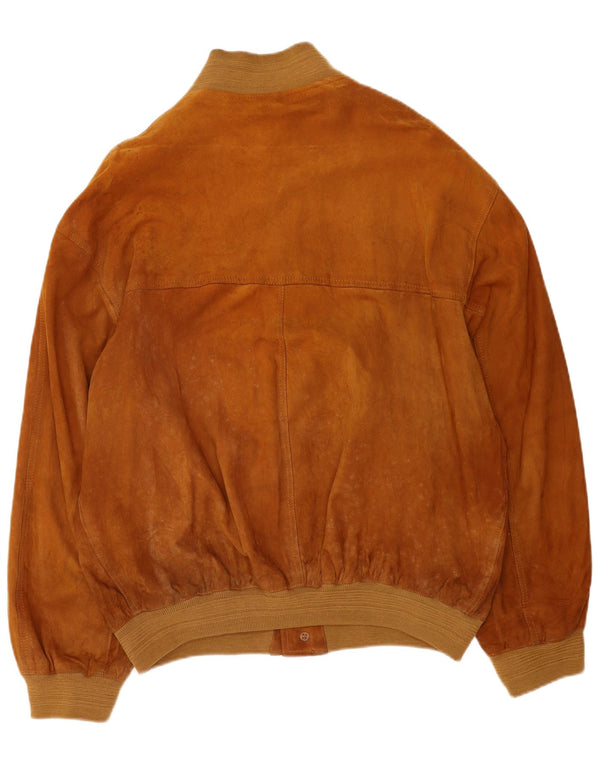 Gara Veste Bomber En Daim Homme IT 58 4XL Marron