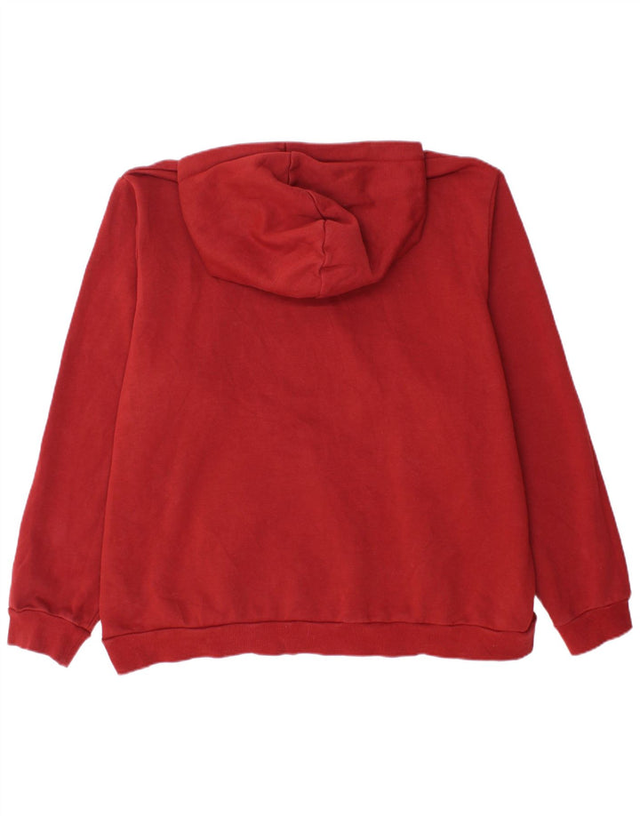 PUMA Pull à capuche pour homme 2XL Rouge Coton