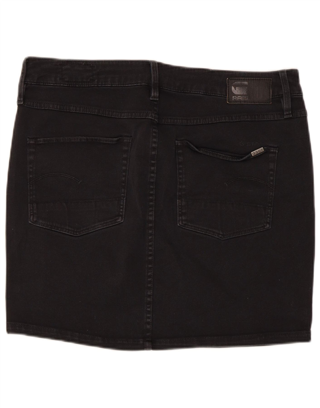 G-Star Femme Mini Jupe En Jean W30 Coton Noir Moyen