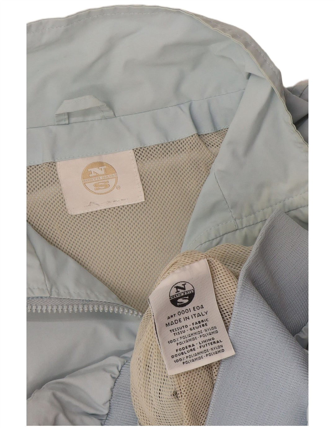 North Sails Veste Bomber Femme UK 16 Large Bleu Polyamide