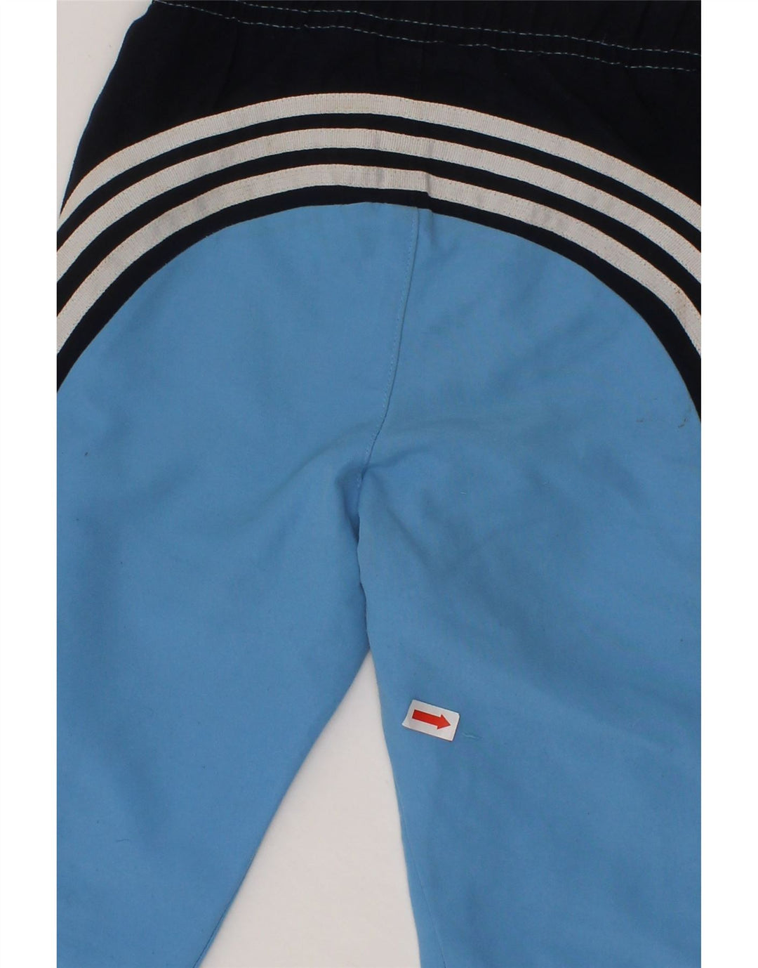 ADIDAS Baby Boys Tracksuit Trousers 6-9 Months  Blue Colourblock Polyester