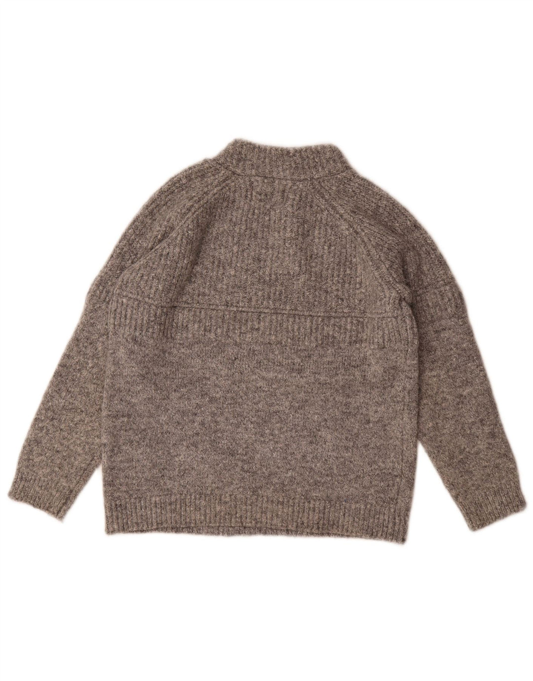 Zara Pull à col roulé pour fille 9-10 ans Gris Polyester
