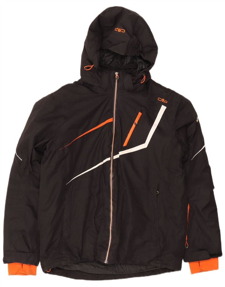 CMP Veste de ski à capuche pour homme IT 54 2XL Noir Colourblock Polyester Sports