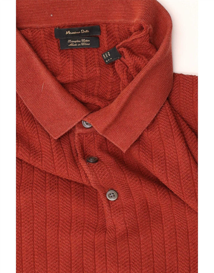 Massimo Dutti Polo Homme Grand Rouge