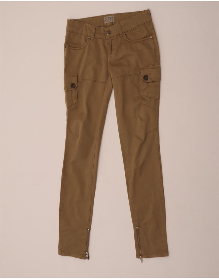 Zu Elements Pantalon Cargo Skinny Femme W25 L34 Coton Kaki