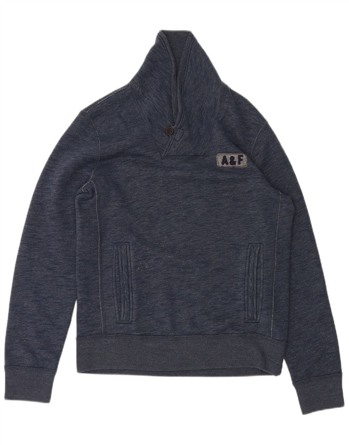 Abercrombie & Fitch Sweat-shirt pour homme Petit bleu marine moucheté
