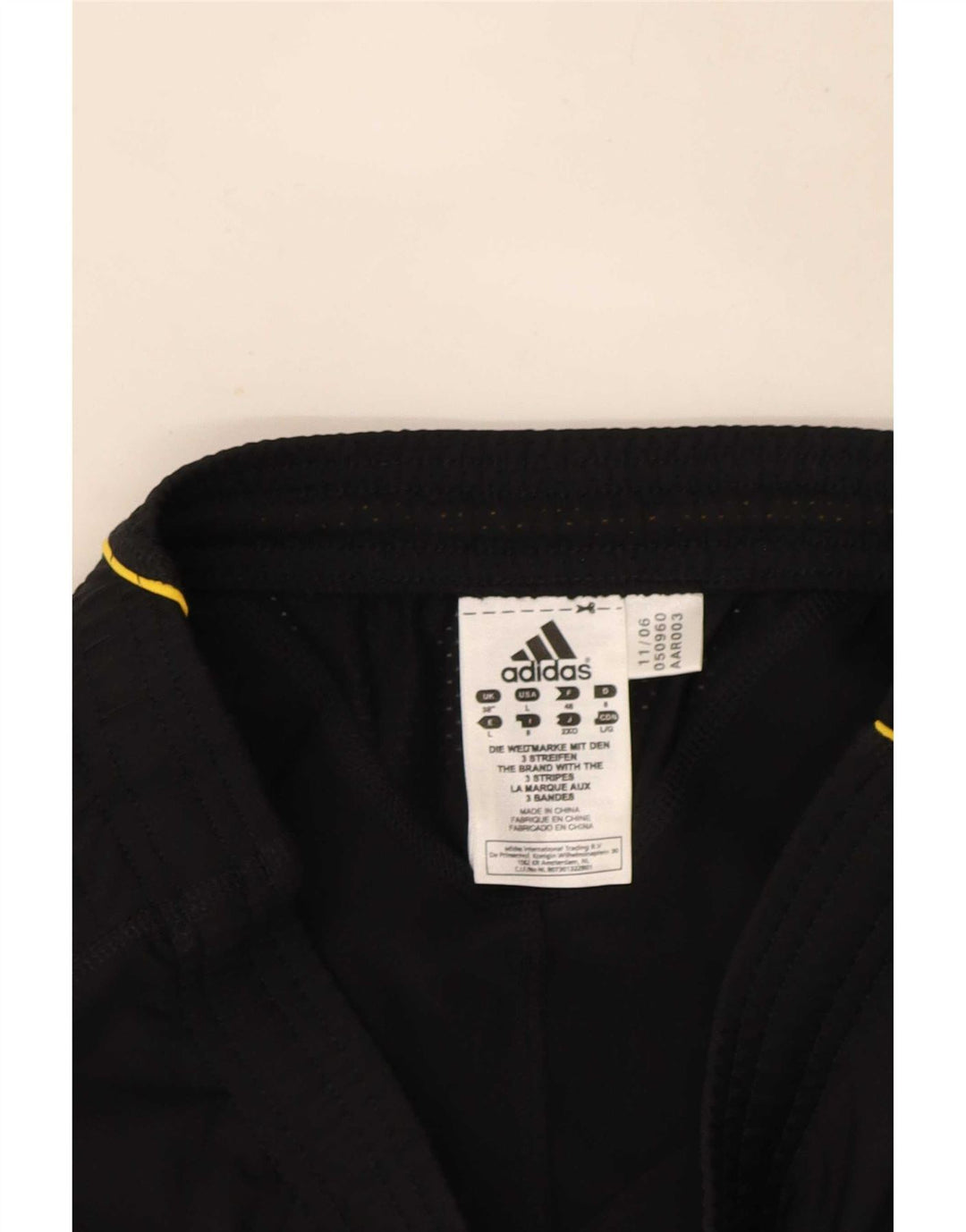 Adidas Pantalon de survêtement pour homme XS Noir Polyester