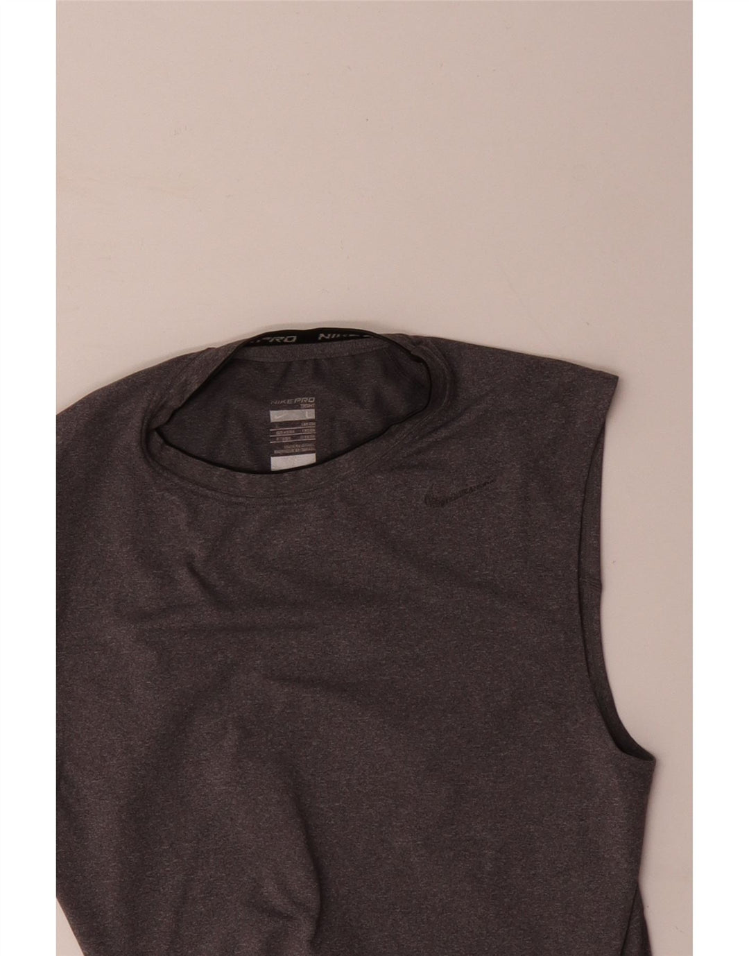 NIKE Débardeur pour homme UK 42/44 Large Gris