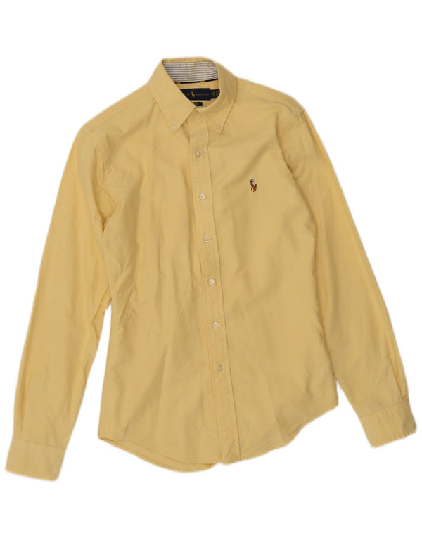 Ralph Lauren Chemise Slim Fit XS Coton Jaune