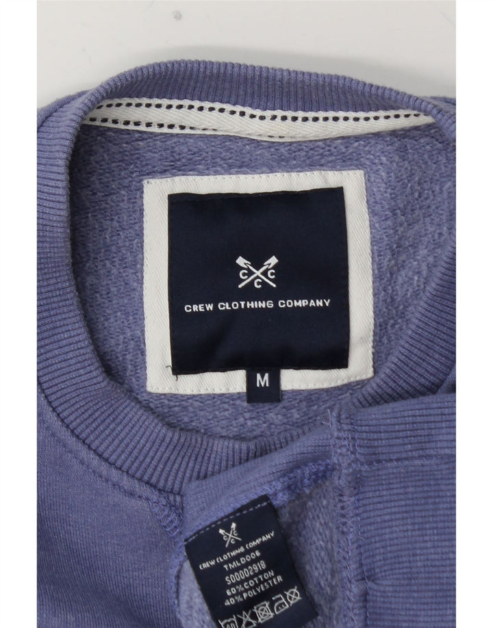 CREW CLOTHING Sweat-Shirt Homme Violet Moyen Coton