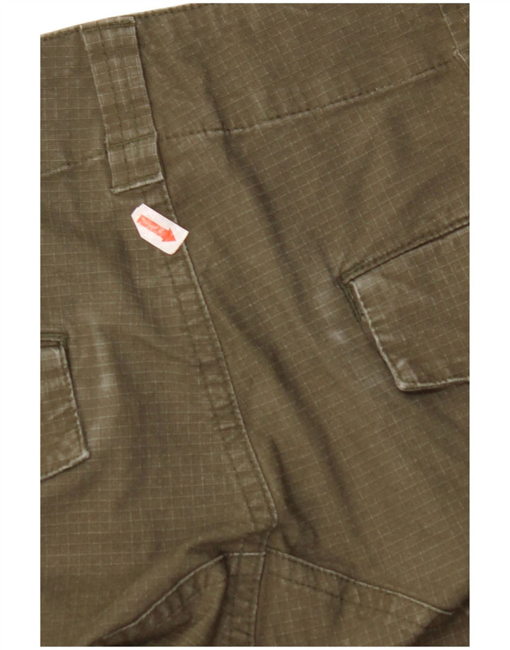 NIKE Pantalon cargo droit femme W34 L27 Kaki Coton