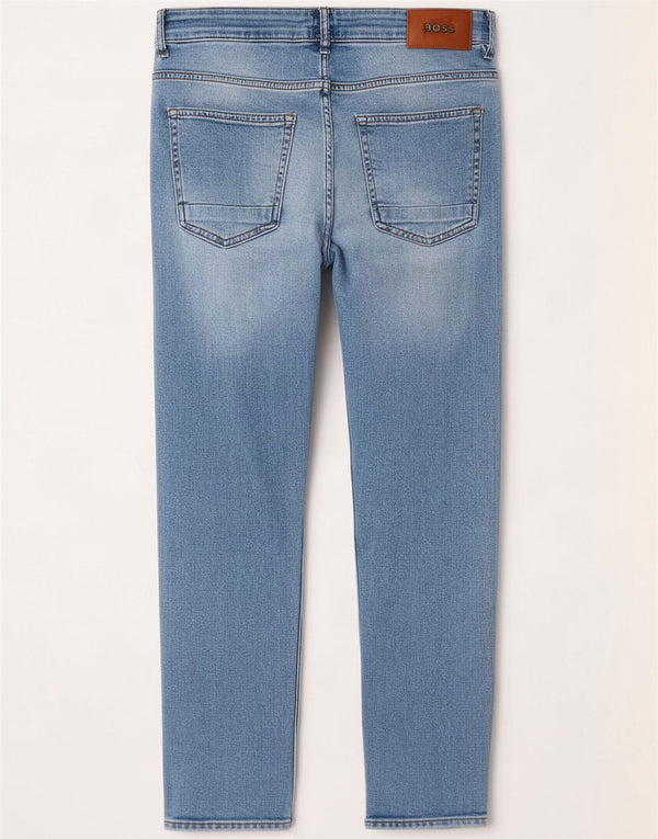 Hugo Boss Jean court W32 L25 en coton bleu pour homme