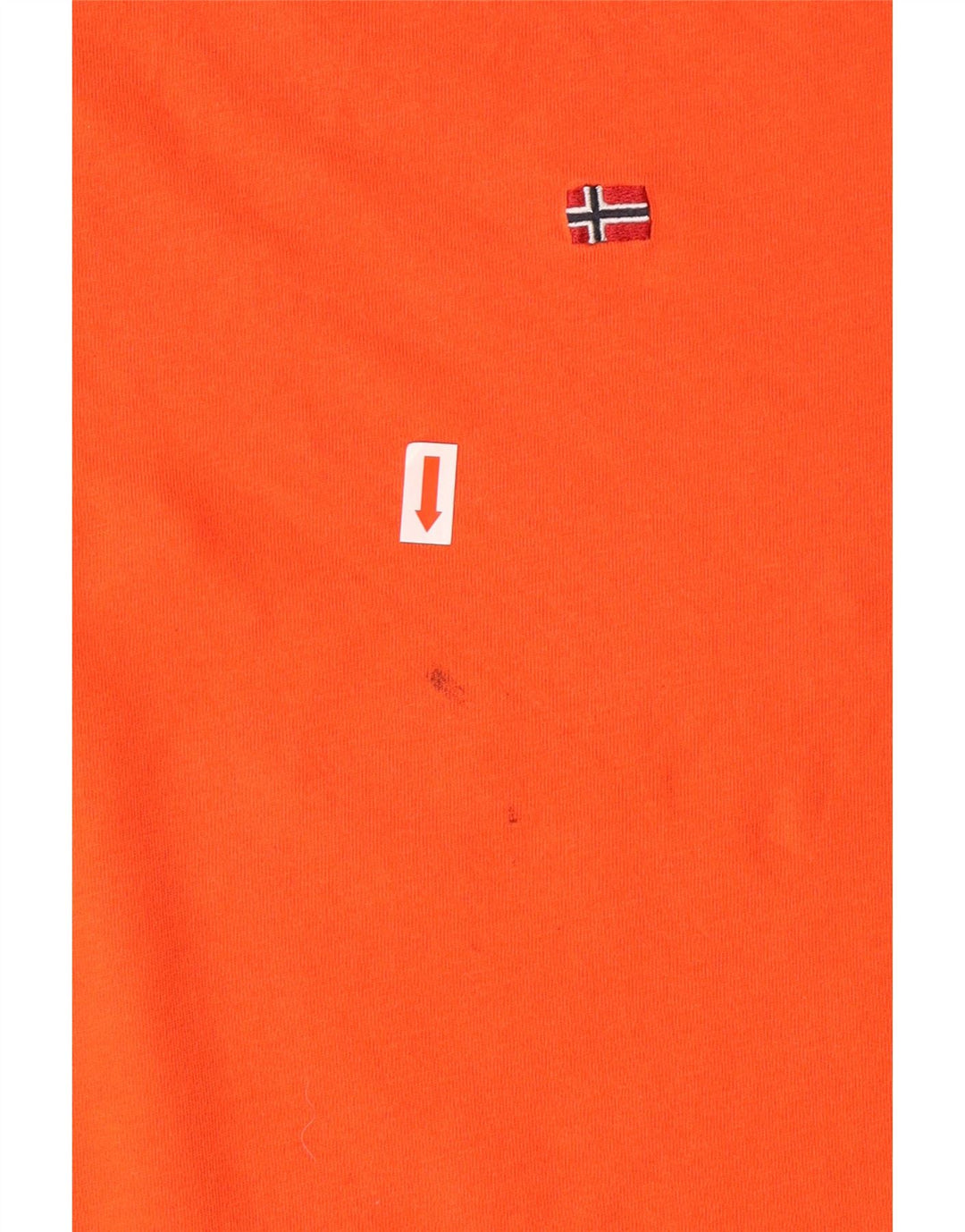 NAPAPIJRI T-Shirt Homme Haut Large Orange Coton