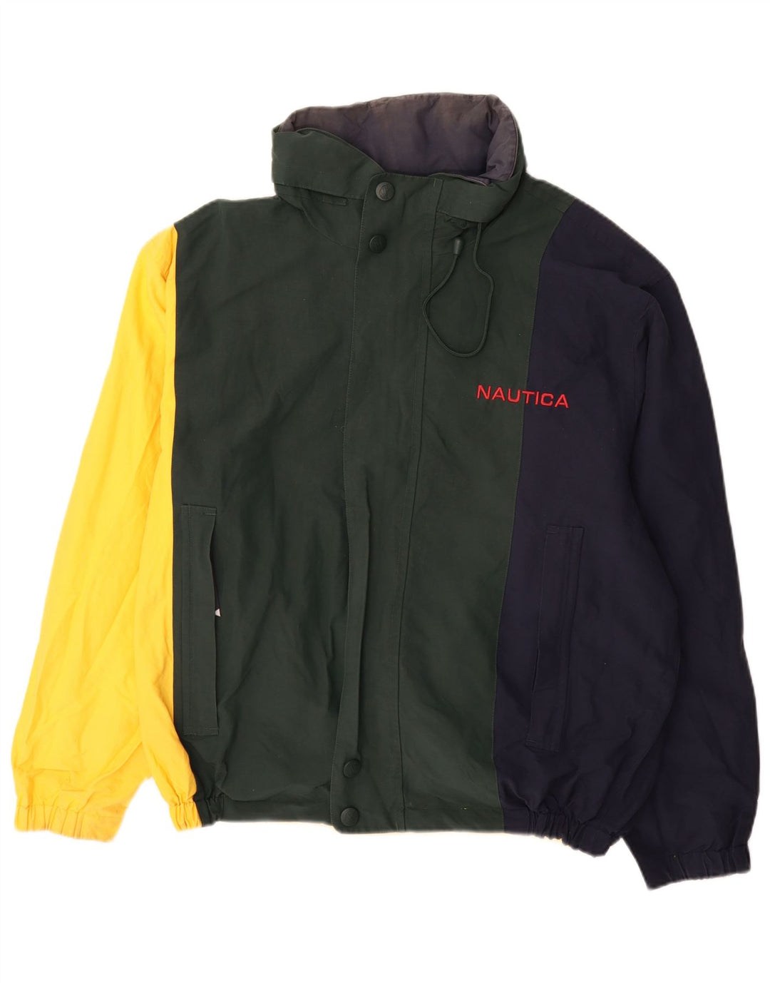Nautica Veste réversible pour homme UK 40 Grand coton colour block multicolore