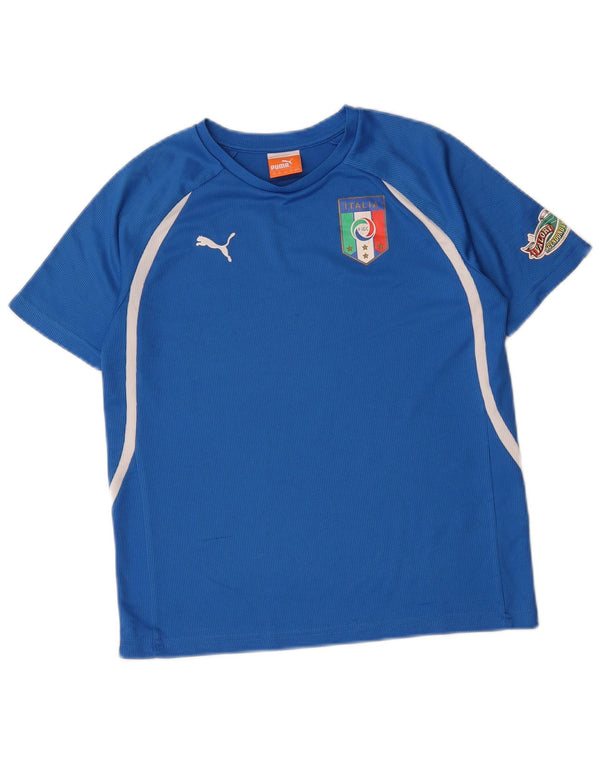 Puma T-Shirt Italia Garçon 11-12 Ans Bleu