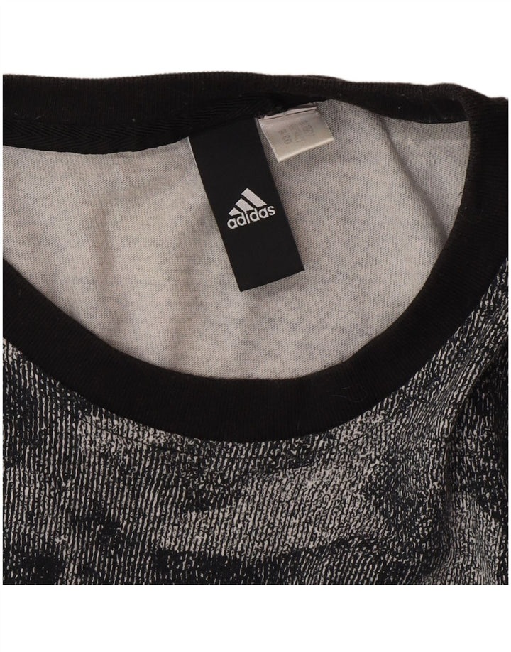 Adidas T-Shirt Graphique Top Homme Gris Moyen Camouflage