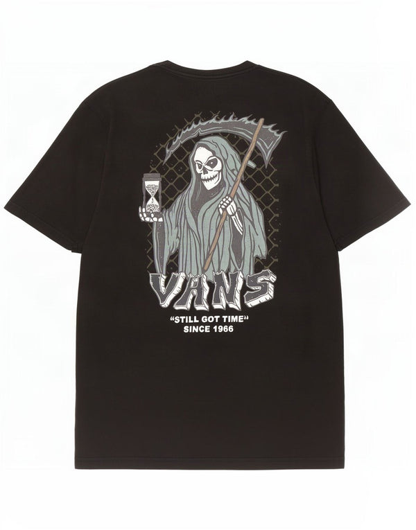 Vans T-shirt graphique coupe classique pour homme en coton noir moyen