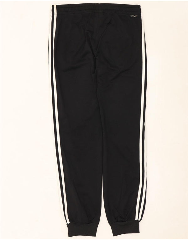 Adidas Climalite Survêtement Pantalon Joggers UK 10 Petit Noir