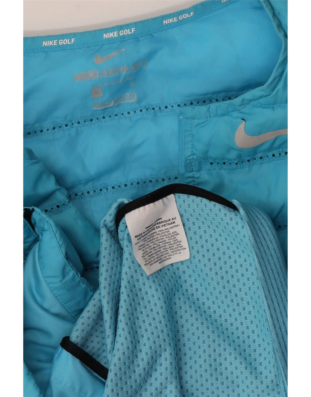 Nike Gilet de golf rembourré pour homme UK 38 Bleu moyen Polyester