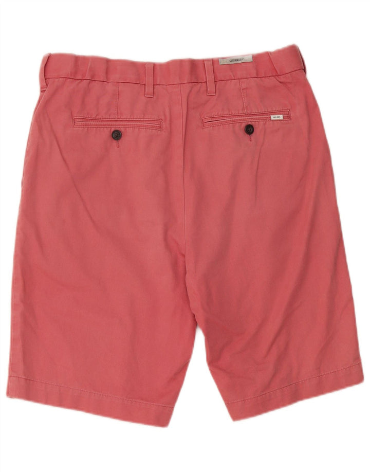 Marks & Spencer Short Chino Homme W32 Coton Rouge Moyen
