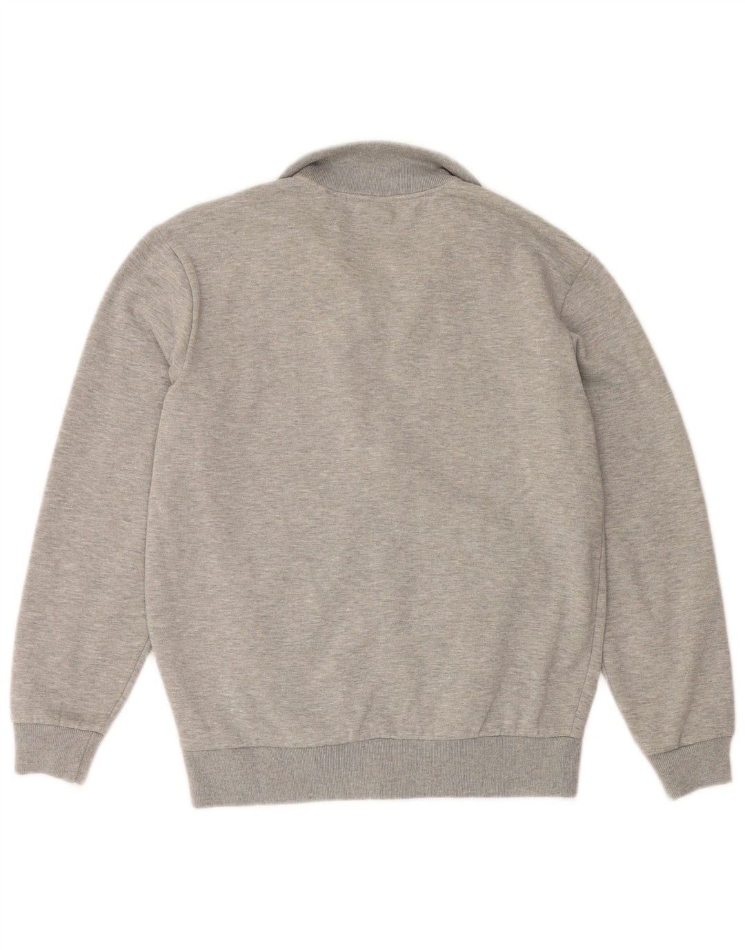 FILA Pull à capuche zippé homme petit gris coton
