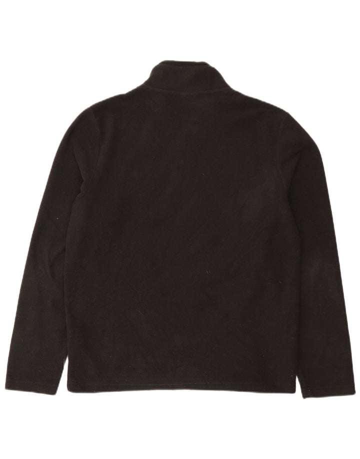 Napapijri Pull polaire à col zippé pour homme Noir moyen Polyester