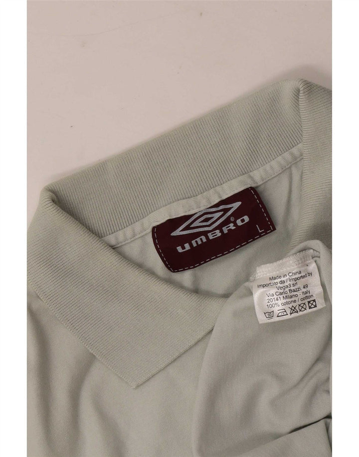 Umbro Polo Homme Large Vert Coton
