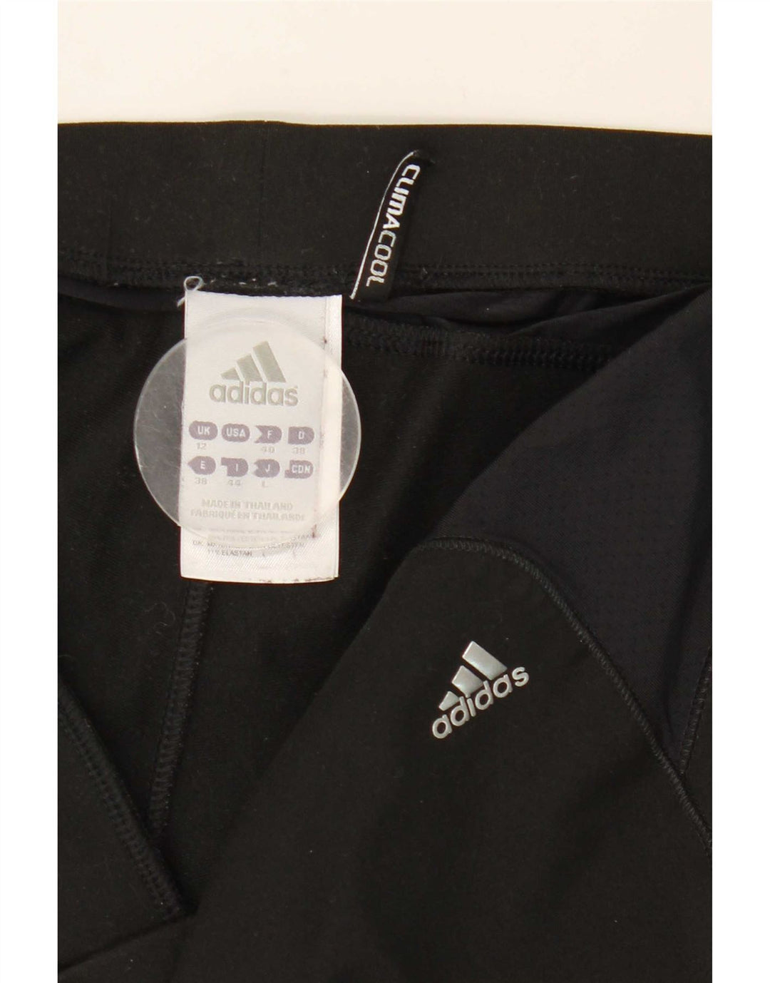Adidas Pantalon de survêtement Climacool pour femme UK 12 Medium Noir Polyester