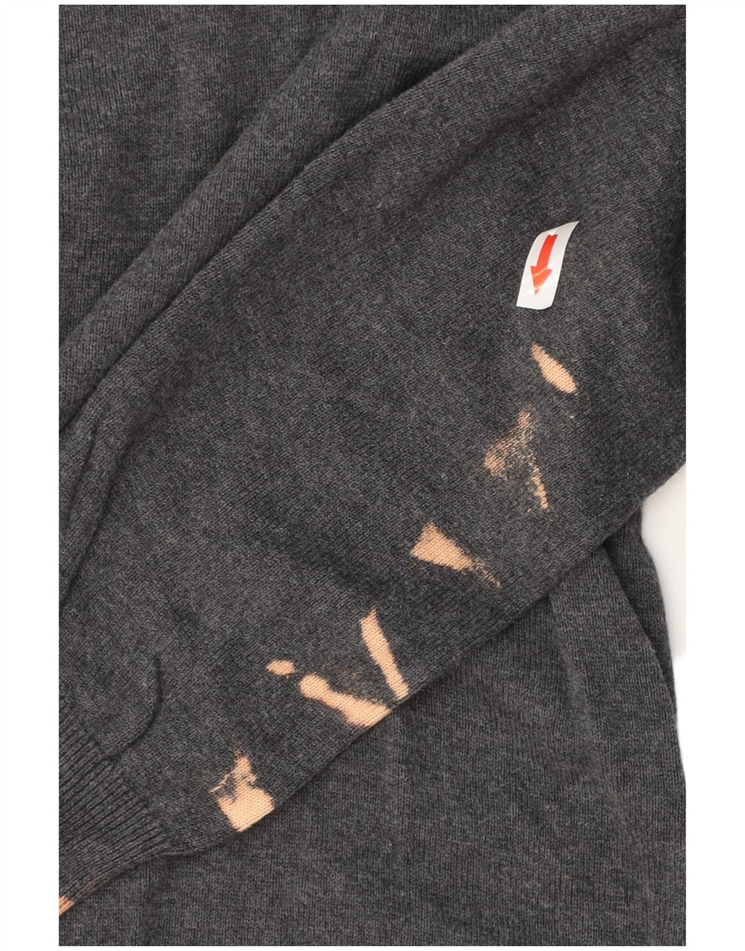 John Lewis Pull à col rond pour homme en coton gris Taille L