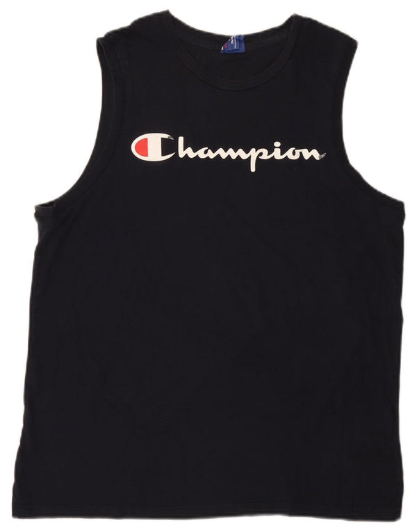 Champion Débardeur Graphique Homme Petit Bleu Marine