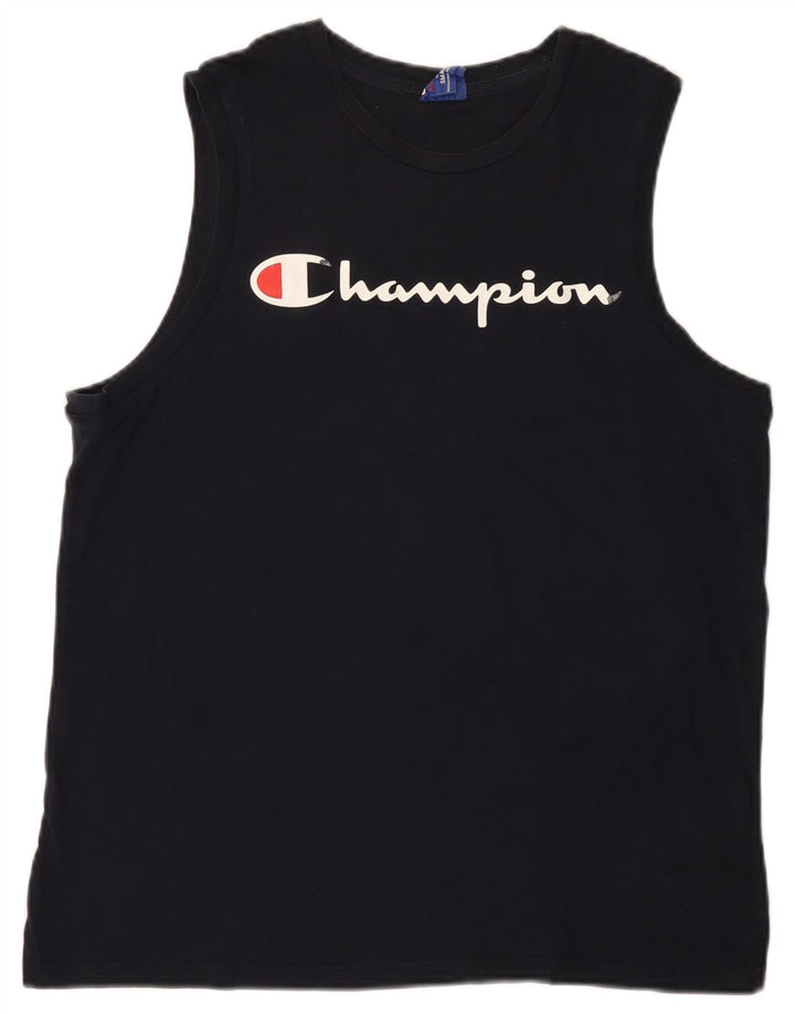 Champion Débardeur Graphique Homme Petit Bleu Marine