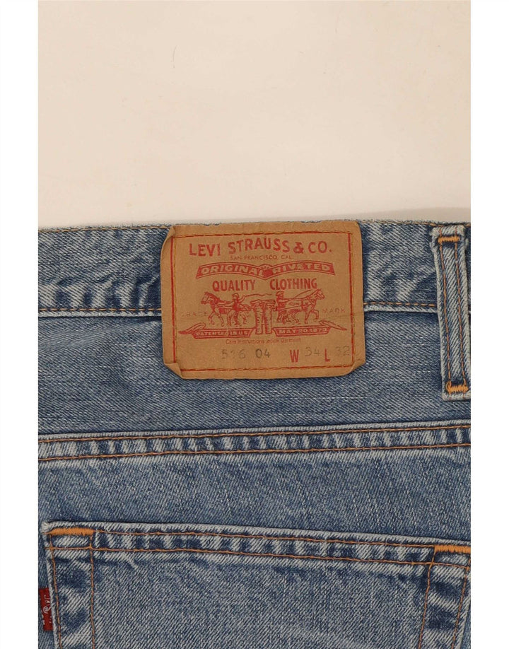 Levi's Jean Bootcut 516 Femme Bleu W34 L32
