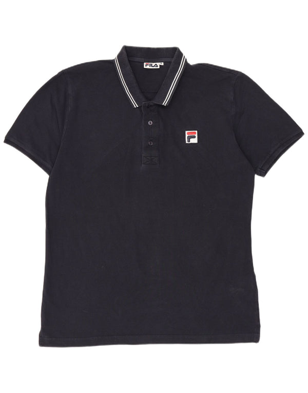 Fila Polo Homme XL Bleu Marine Coton