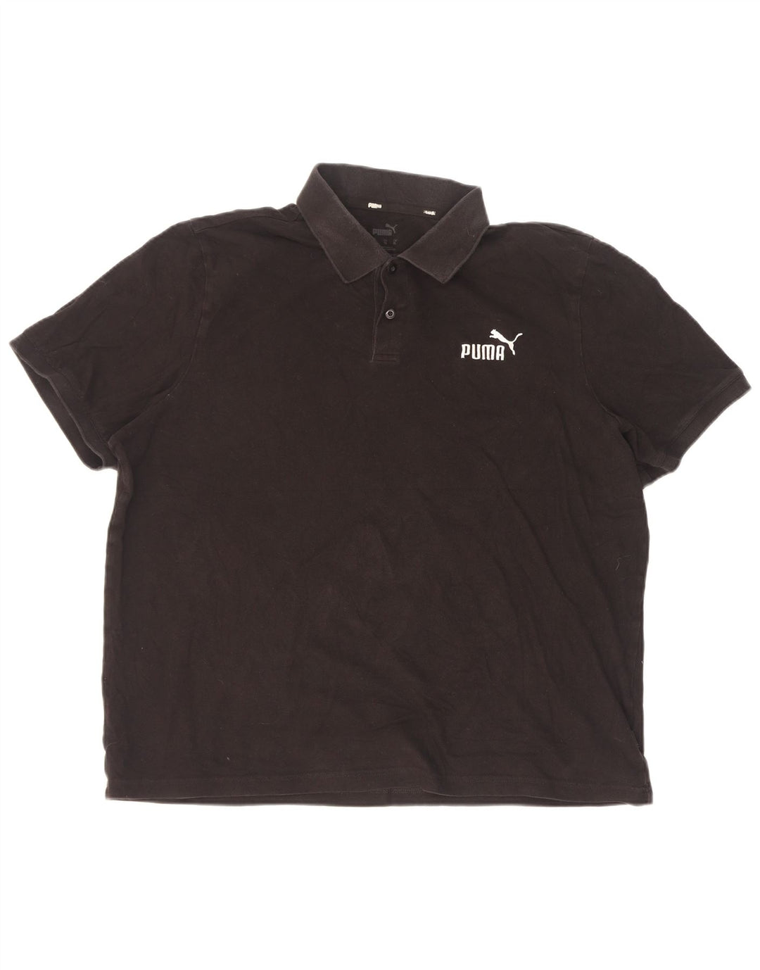 Puma Polo Homme XL Noir Coton