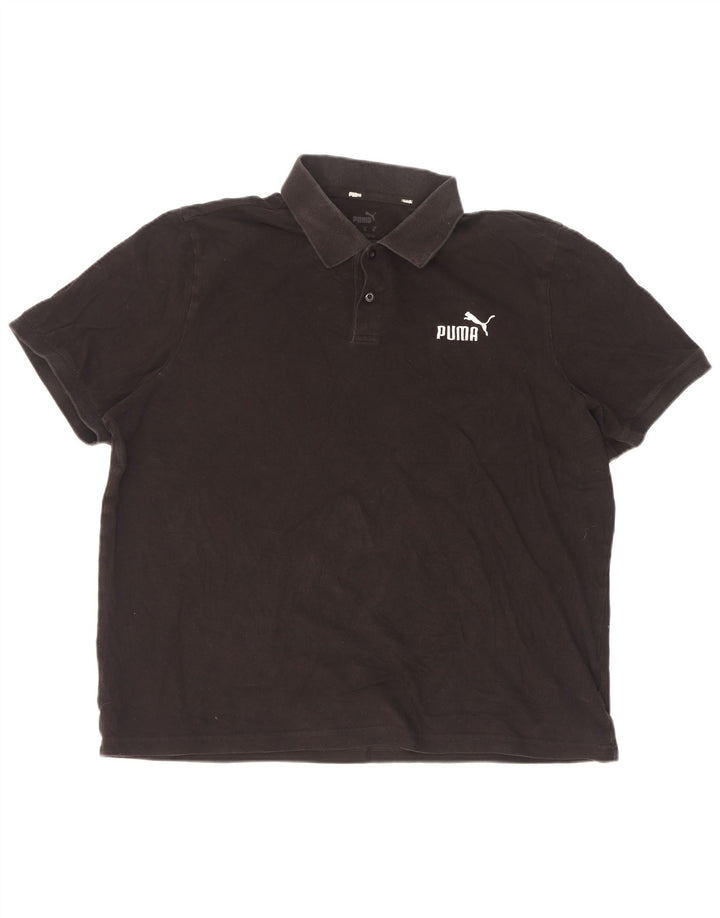 Puma Polo Homme XL Noir Coton