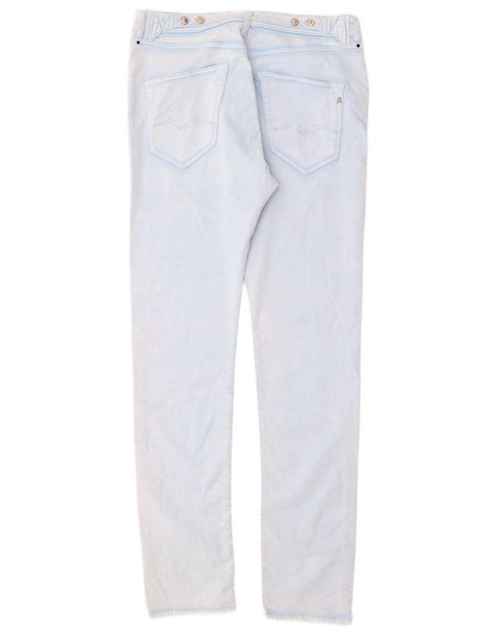 Replay Jean Slim Femme W29 L32 Bleu Coton
