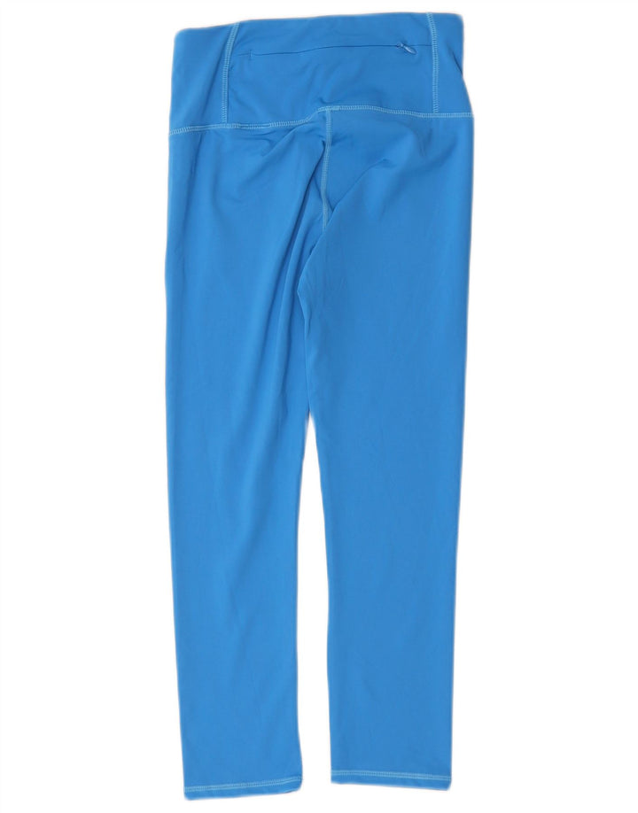 Superdry Legging court graphique pour femme UK 8 Small Bleu Polyester