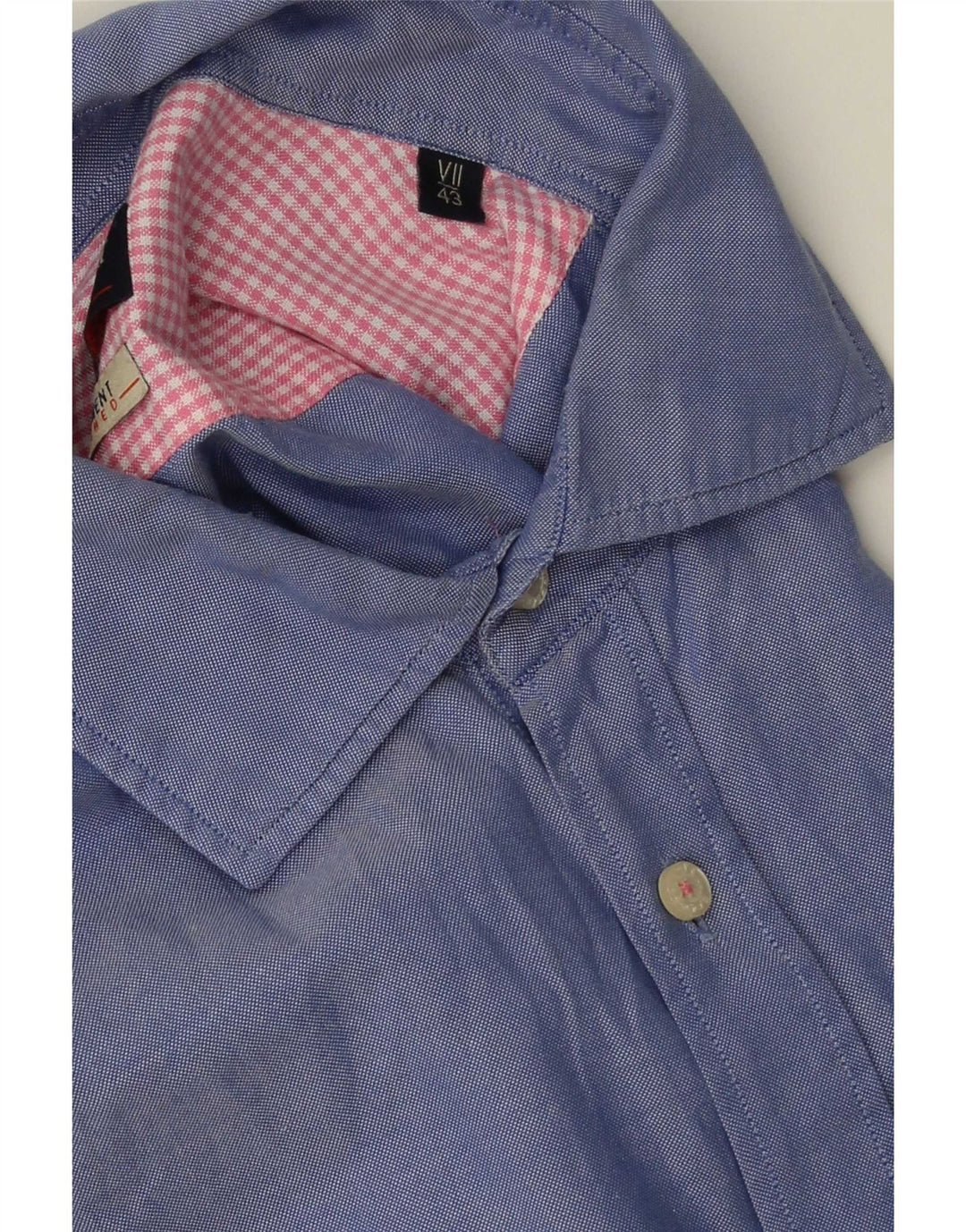 Brooksfield Chemise Homme Taille 43 Grand Bleu Spotté